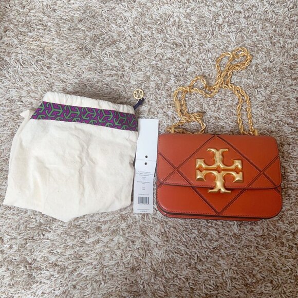 Tory Burch Eleanor Small Diamond-quilted Leather shoulder bag - Picture 4 of 11